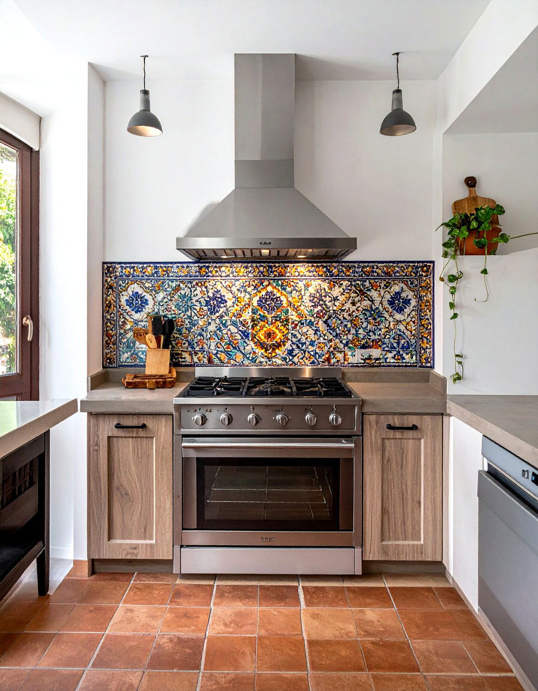 Spanish mosaic tile - 30 Spanish tile kitchen backsplash ideas