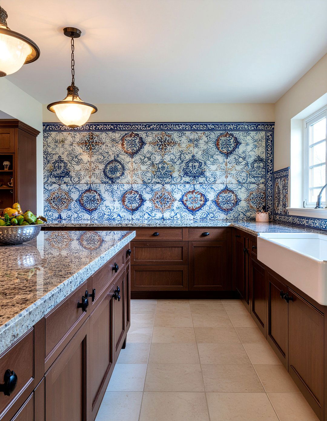 Spanish style encaustic tile - 30 encaustic tile kitchen backsplash ideas