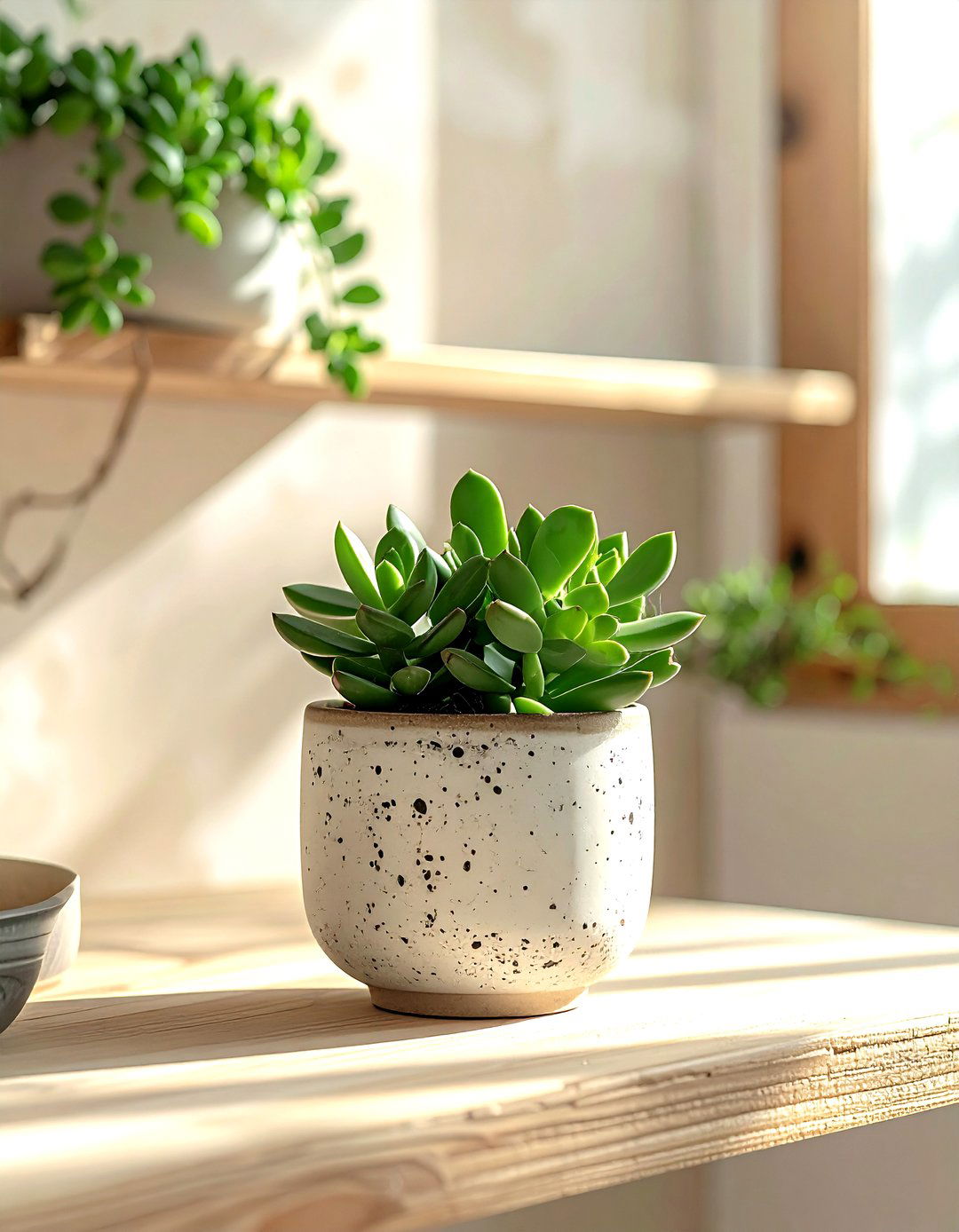 Speckled Ceramic Pot - 30 ceramic planter ideas