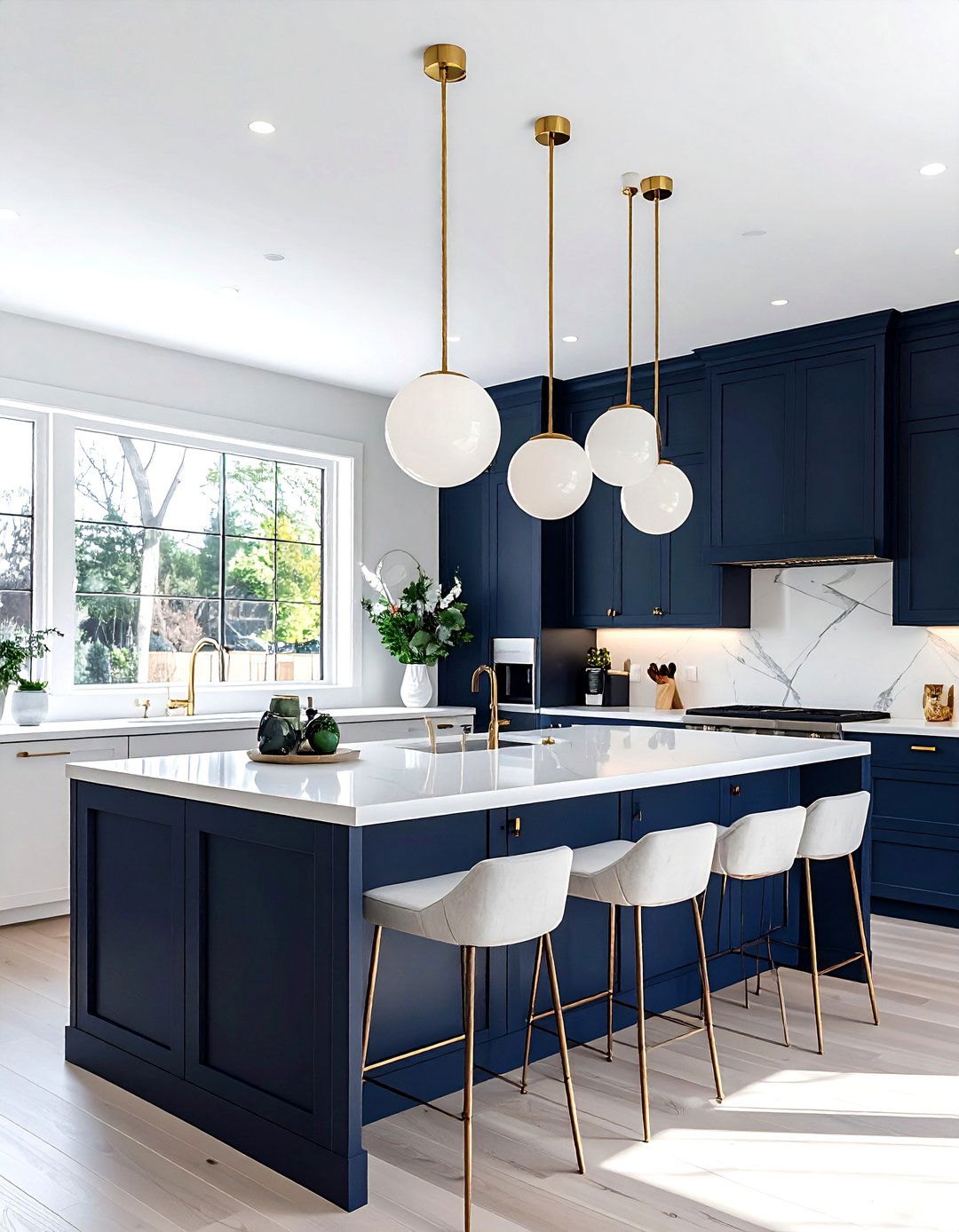 Sphere cluster pendant lights - 30 cluster pendant kitchen ideas