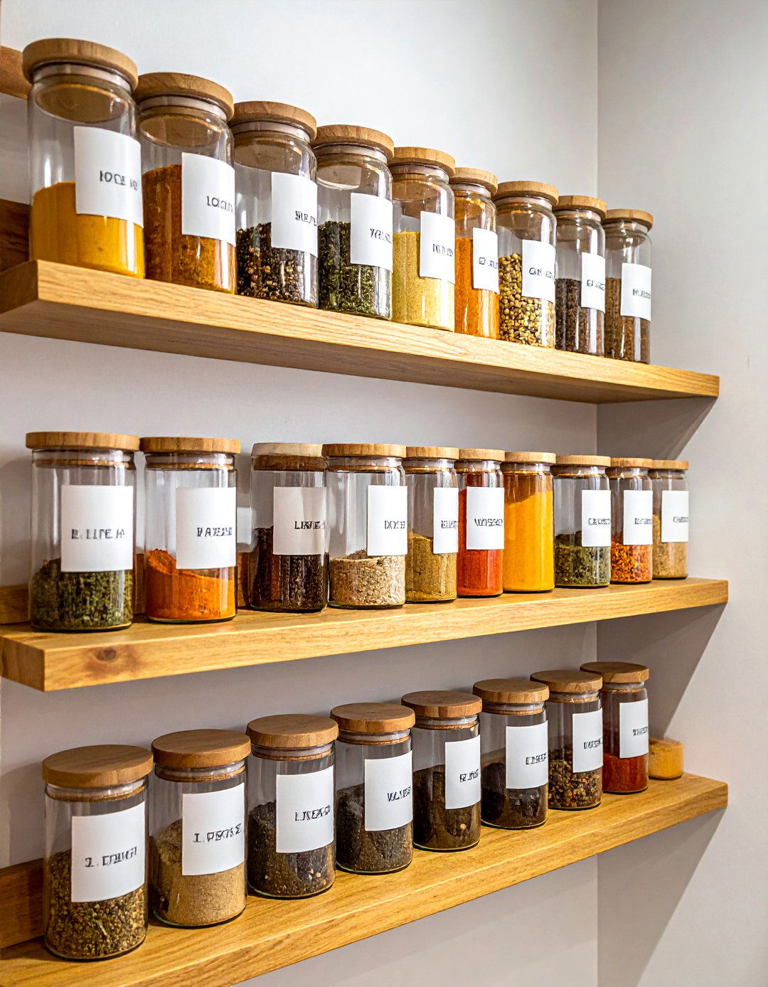 Spice Rack Organization - 30 weekend kitchen project ideas