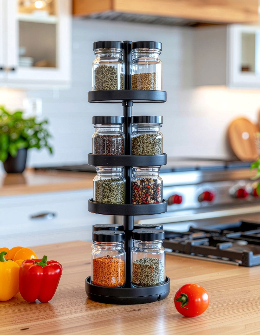 Spice Rack Organizer - 30 organized kitchen ideas
