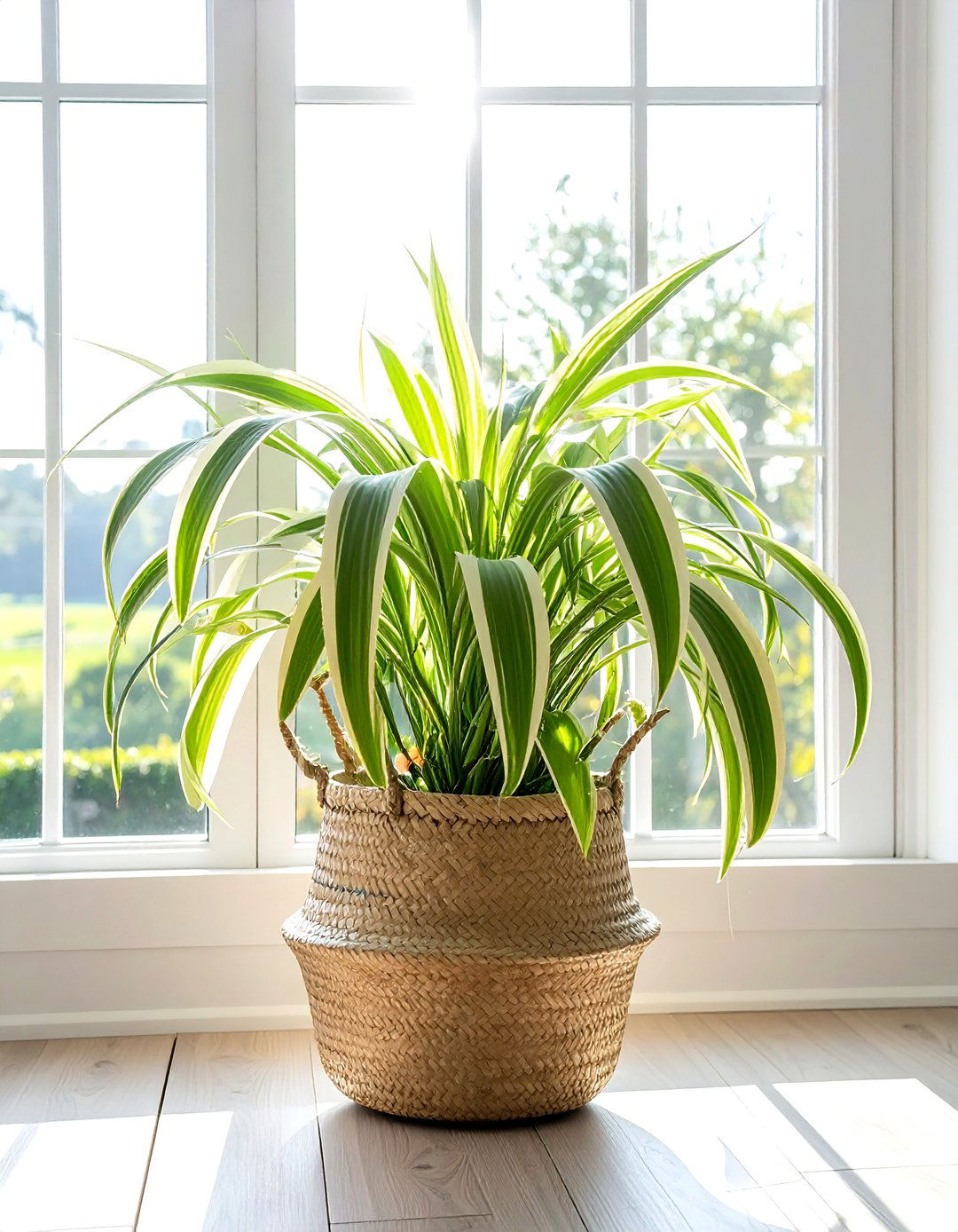 Spider Plant Basket - 30 living room hanging plants
