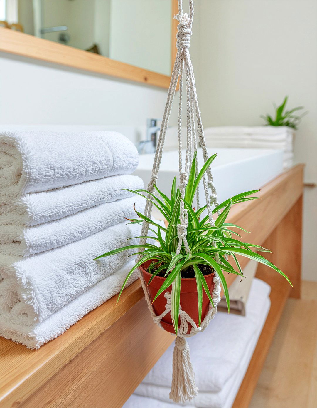 Spider plant - 30 bathroom plants that thrive in humidity