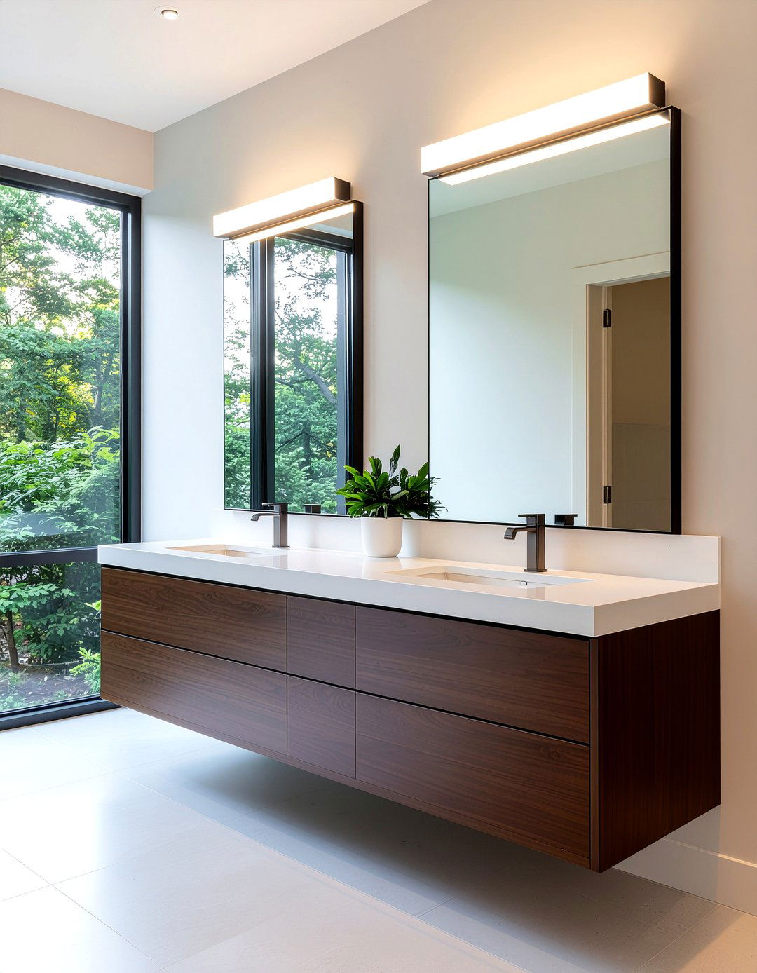 Split Vanity Bathroom - 30 bathroom layout ideas