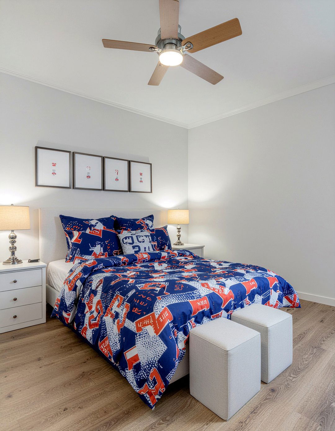 Sports Jersey Bedroom - 30 sports themed bedroom ideas