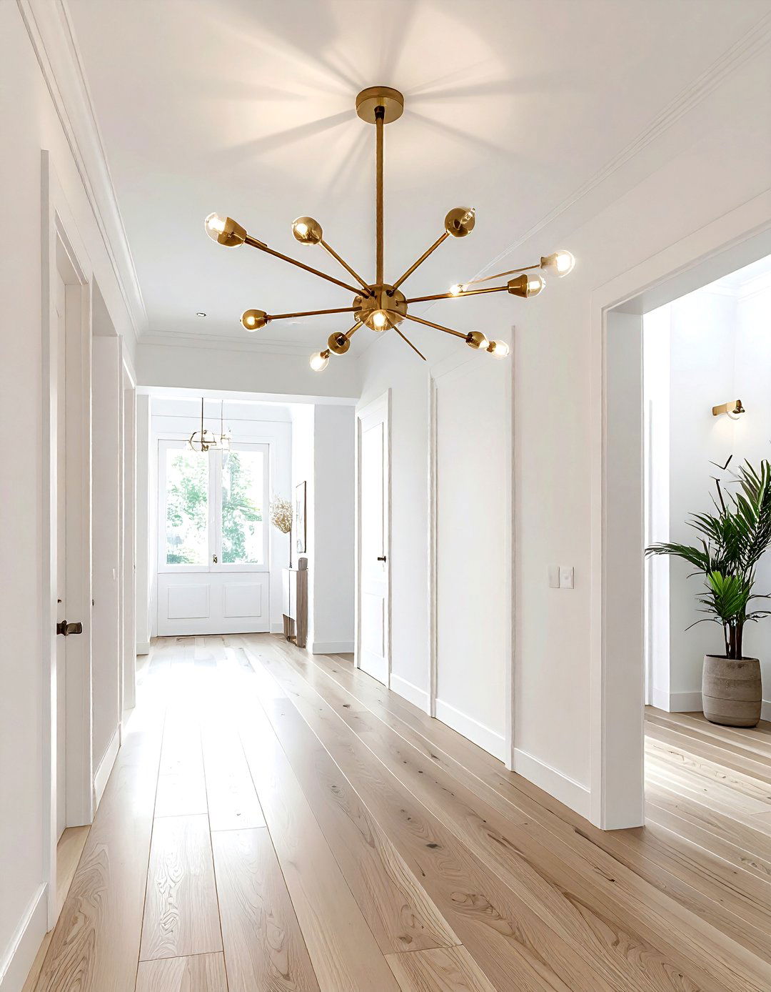 Sputnik Ceiling Light - 30 hallway lighting ideas
