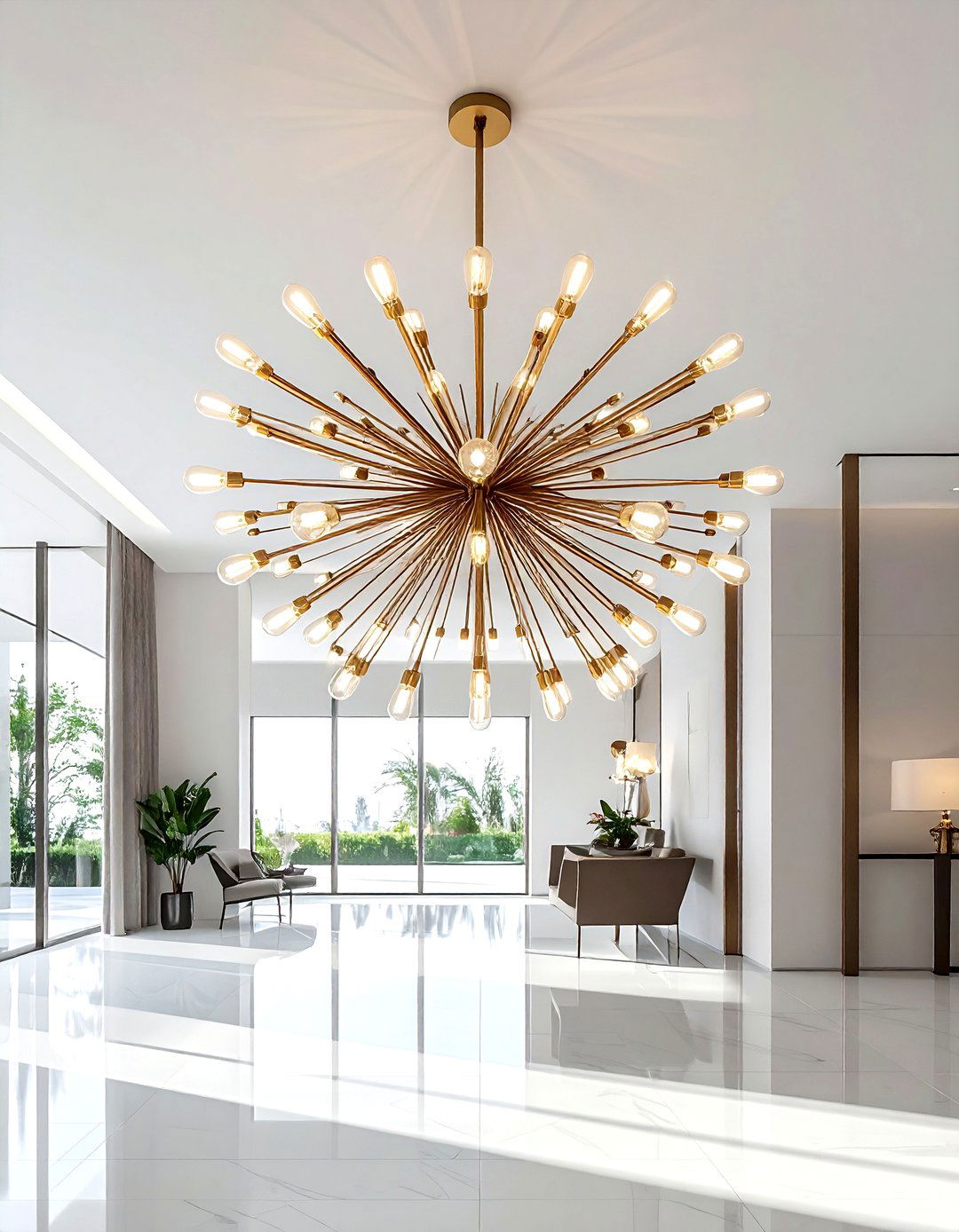 Sputnik Chandelier - 30 modern lamp ideas