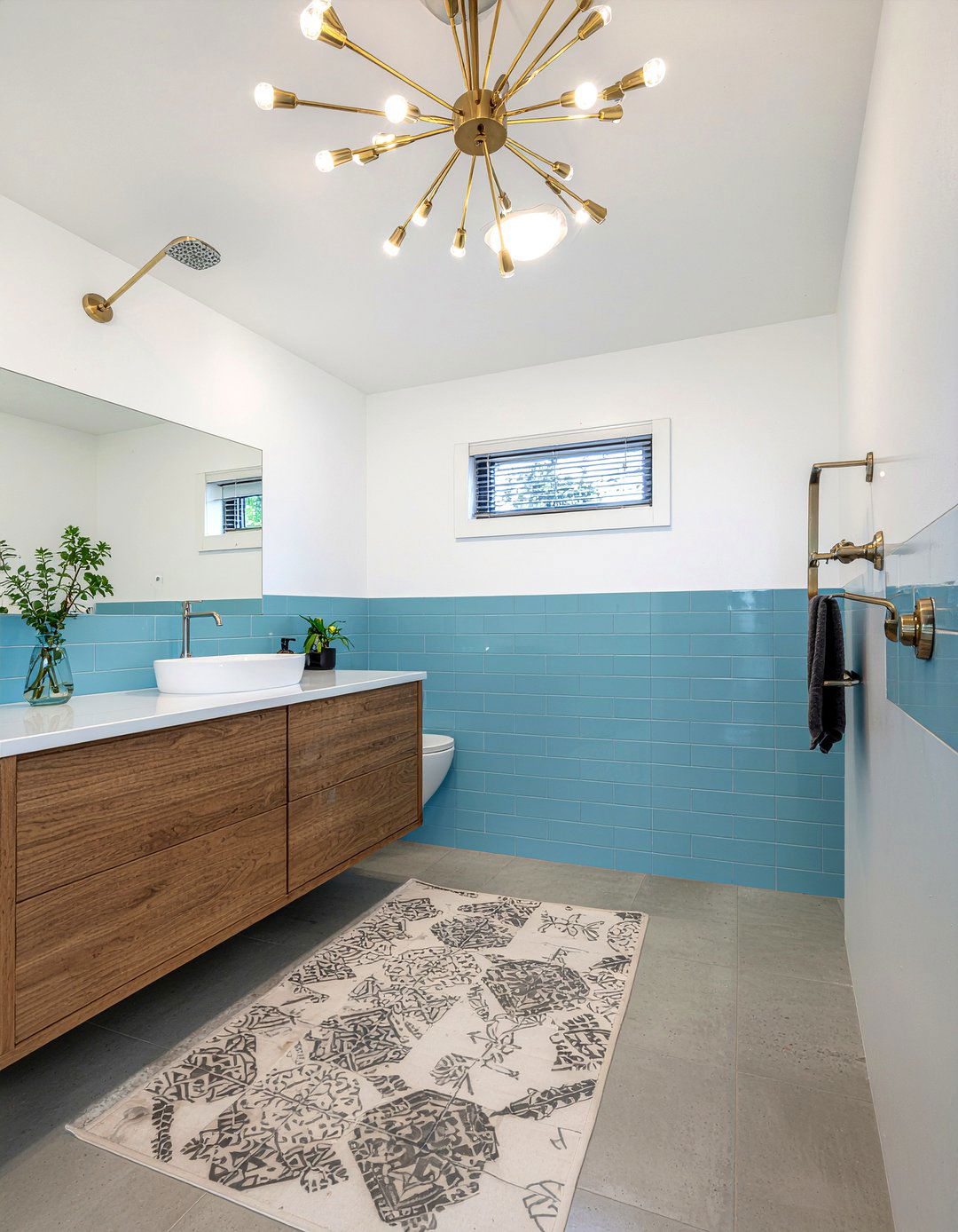 Sputnik Chandelier - 30 bathroom ceiling light ideas