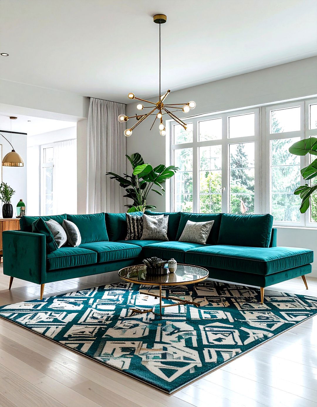 Sputnik Light Fixture - 30 living room pendant lighting ideas