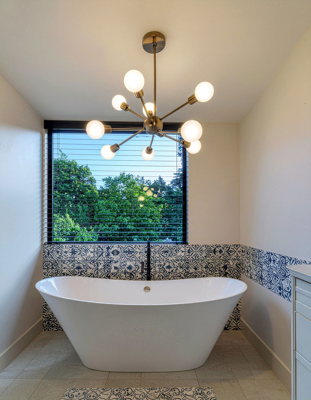 Sputnik bathroom chandelier - 30 bathroom chandelier ideas