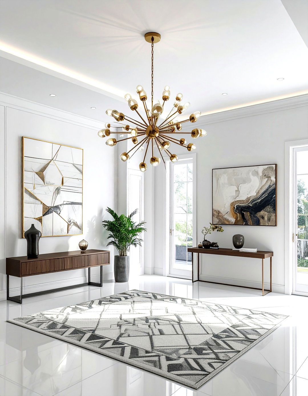 Sputnik chandelier lamp - 30 lamp ideas