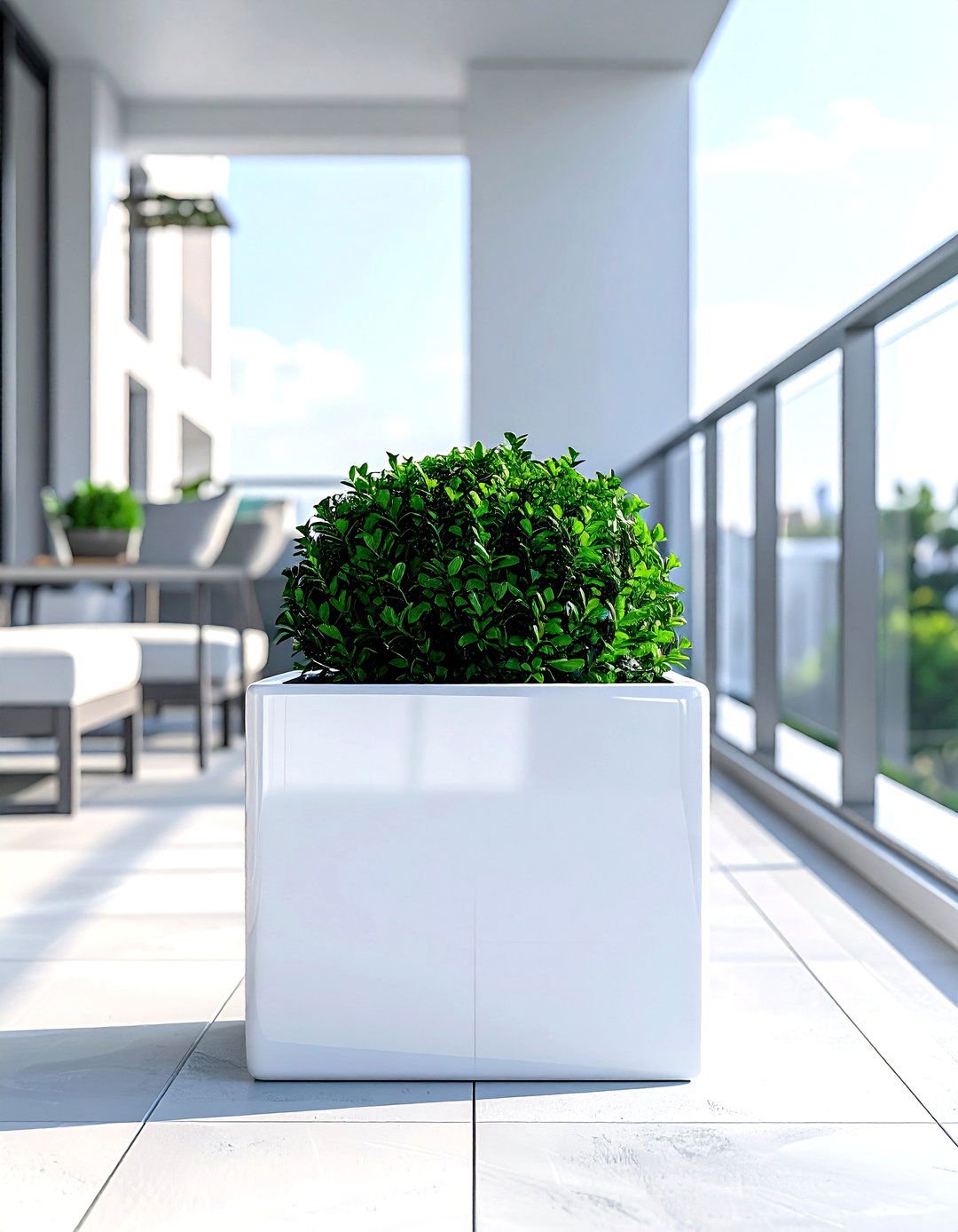 Square Ceramic Planter - 30 ceramic planter ideas