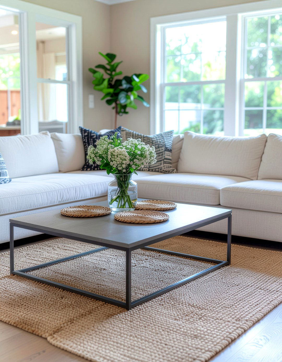 Square Coffee Table - 30 living room coffee table ideas
