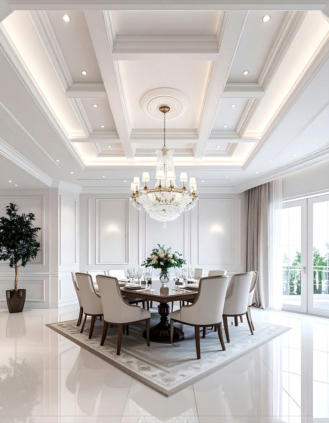 Square Dining Room Ceiling Design - 30 square dining room ideas