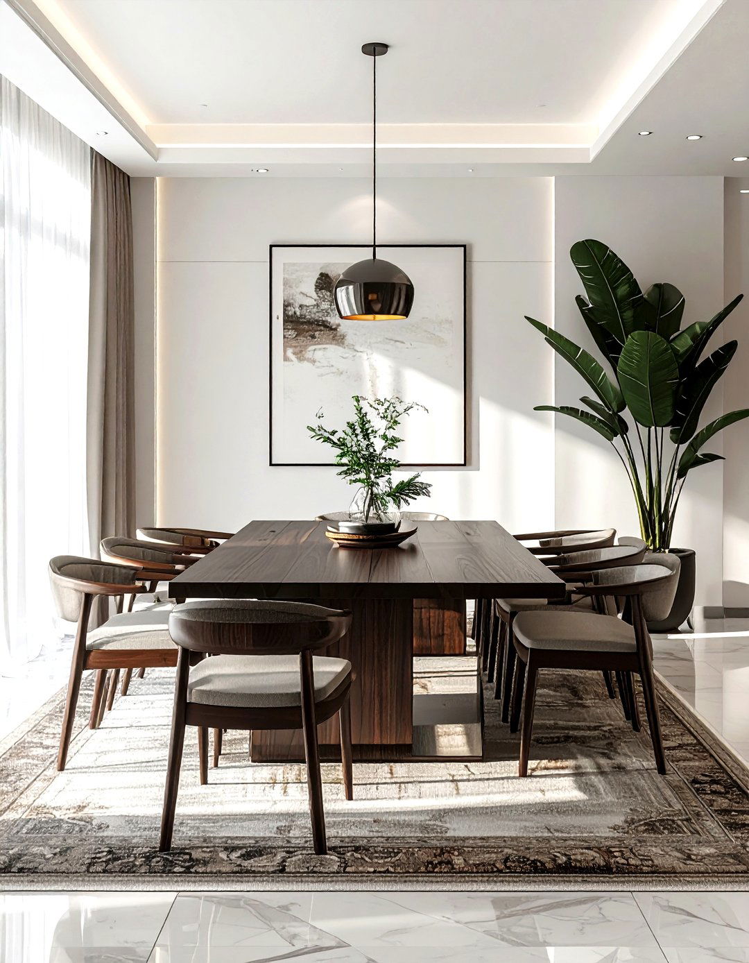 Square Dining Room Setup - 30 dining room space planning ideas