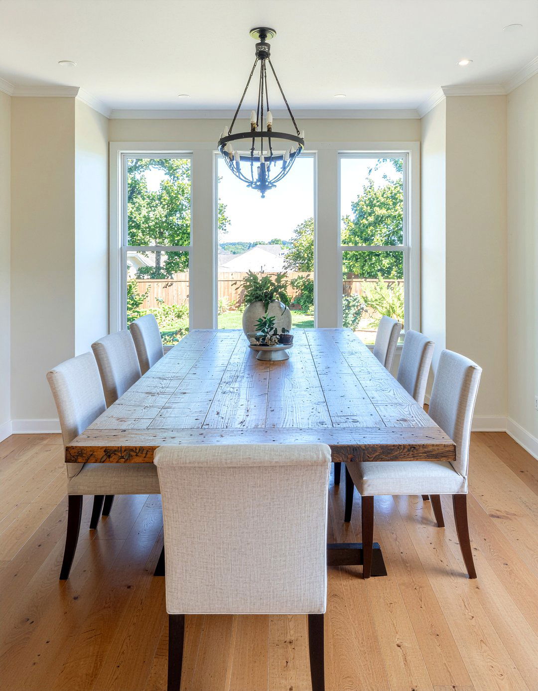 Square Dining Table For Eight - 30 dining room scale ideas