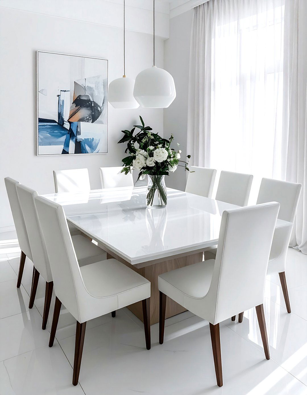 Square Dining Table Setup - 30 dining room furniture ideas