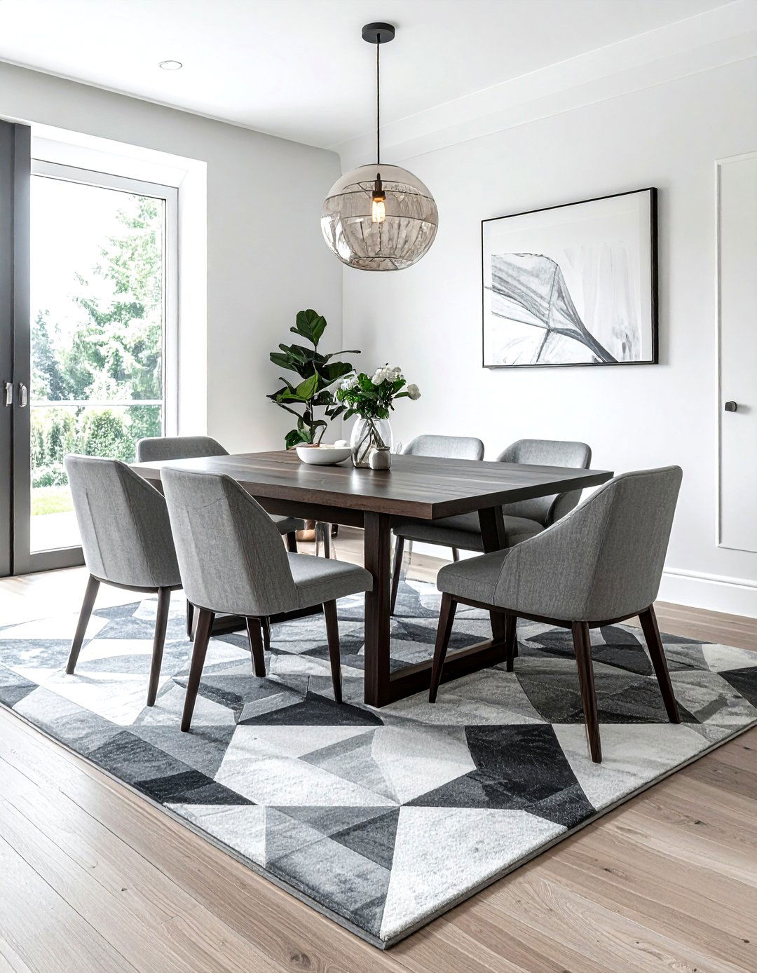 Square Dining Table With Rug - 30 square dining table ideas