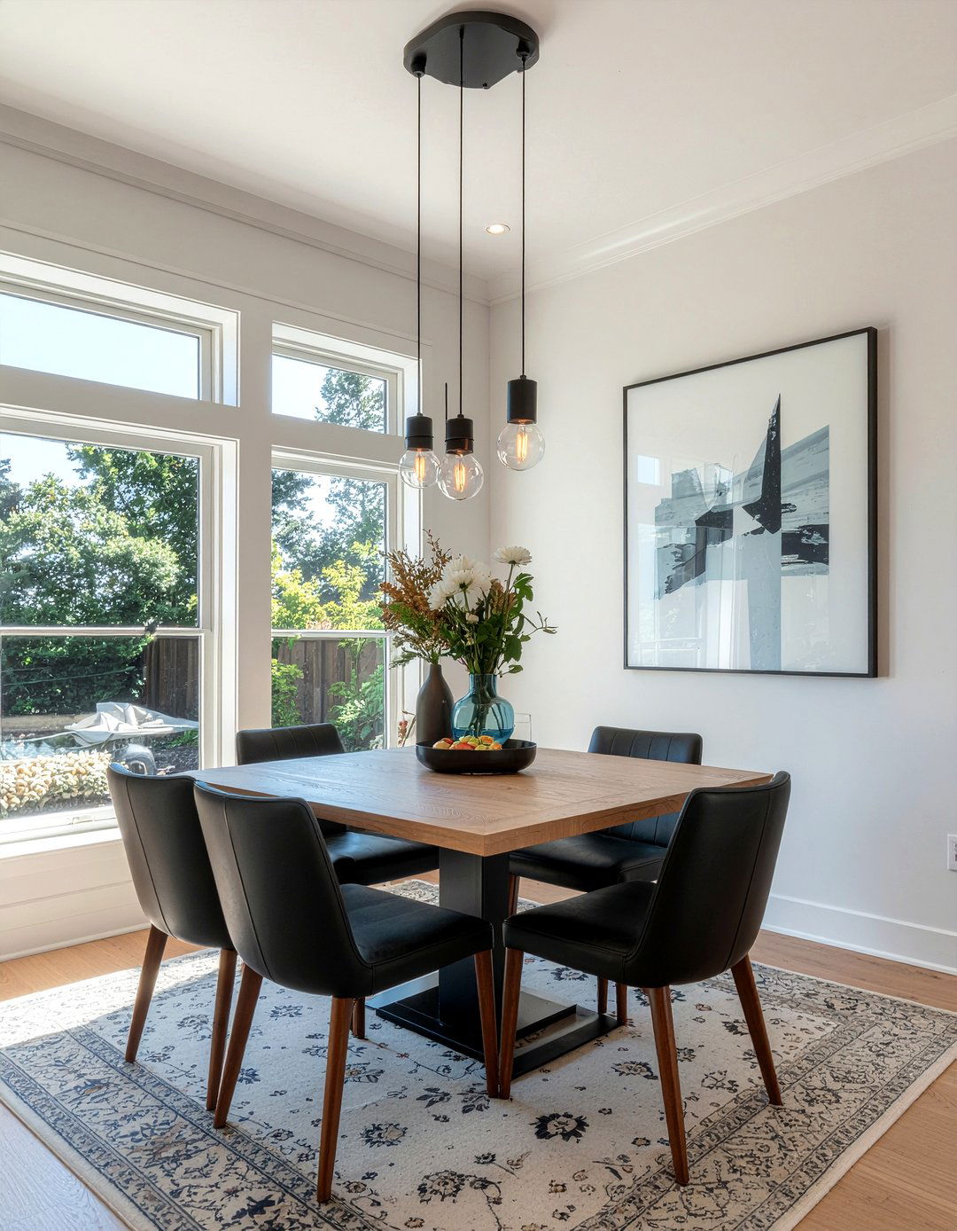 Square Frame Light - 30 modern chandelier dining room ideas