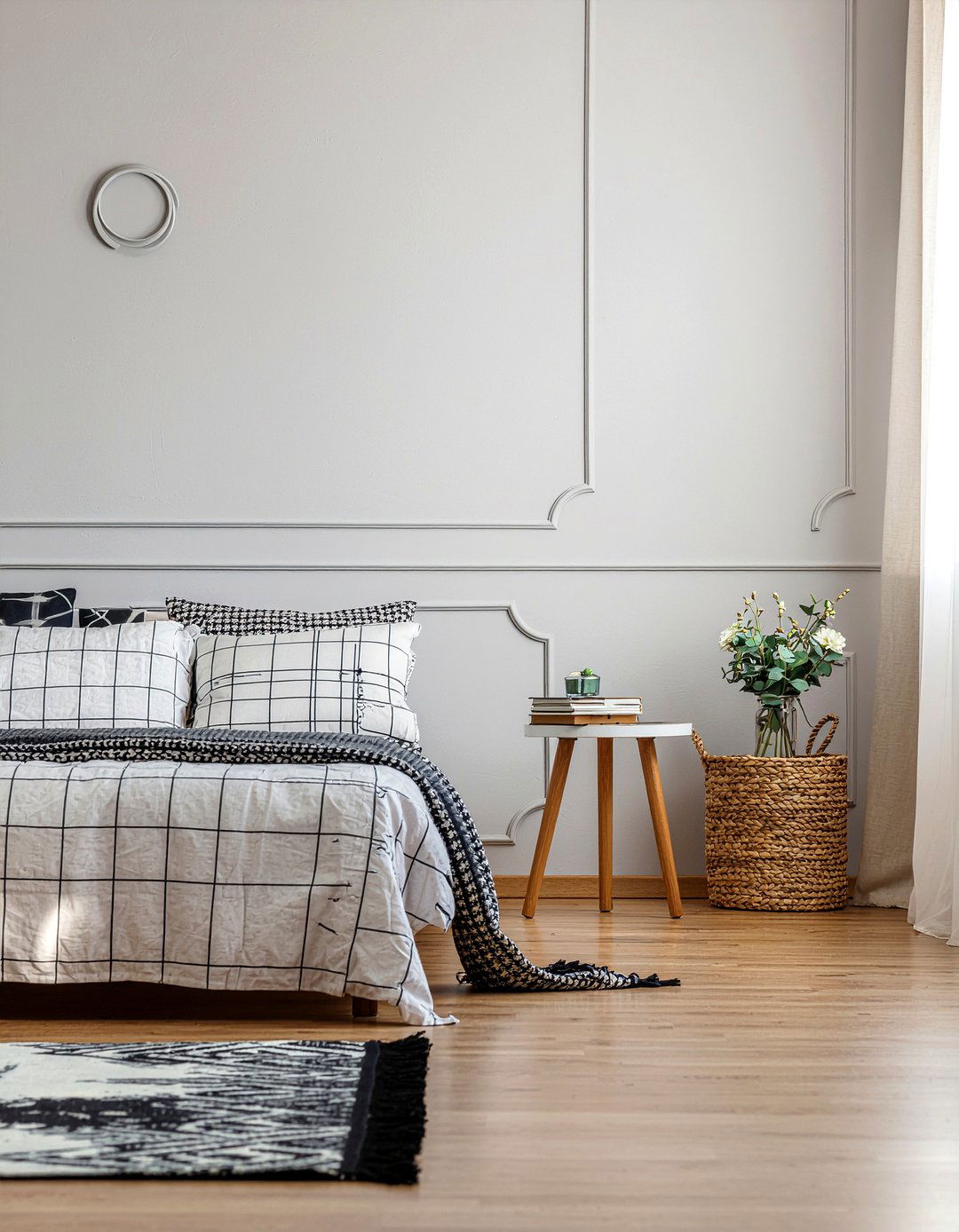 Square Grid Paneling - 30 bedroom paneling ideas