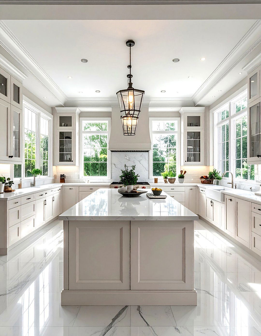 Square Kitchen Layout - 30 kitchen floor plan ideas