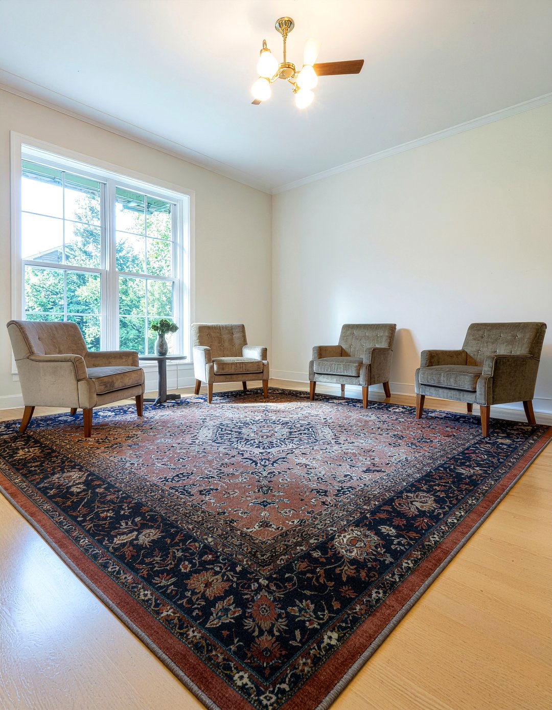 Square Living Room Rug Placement - 30 living room rug size guide