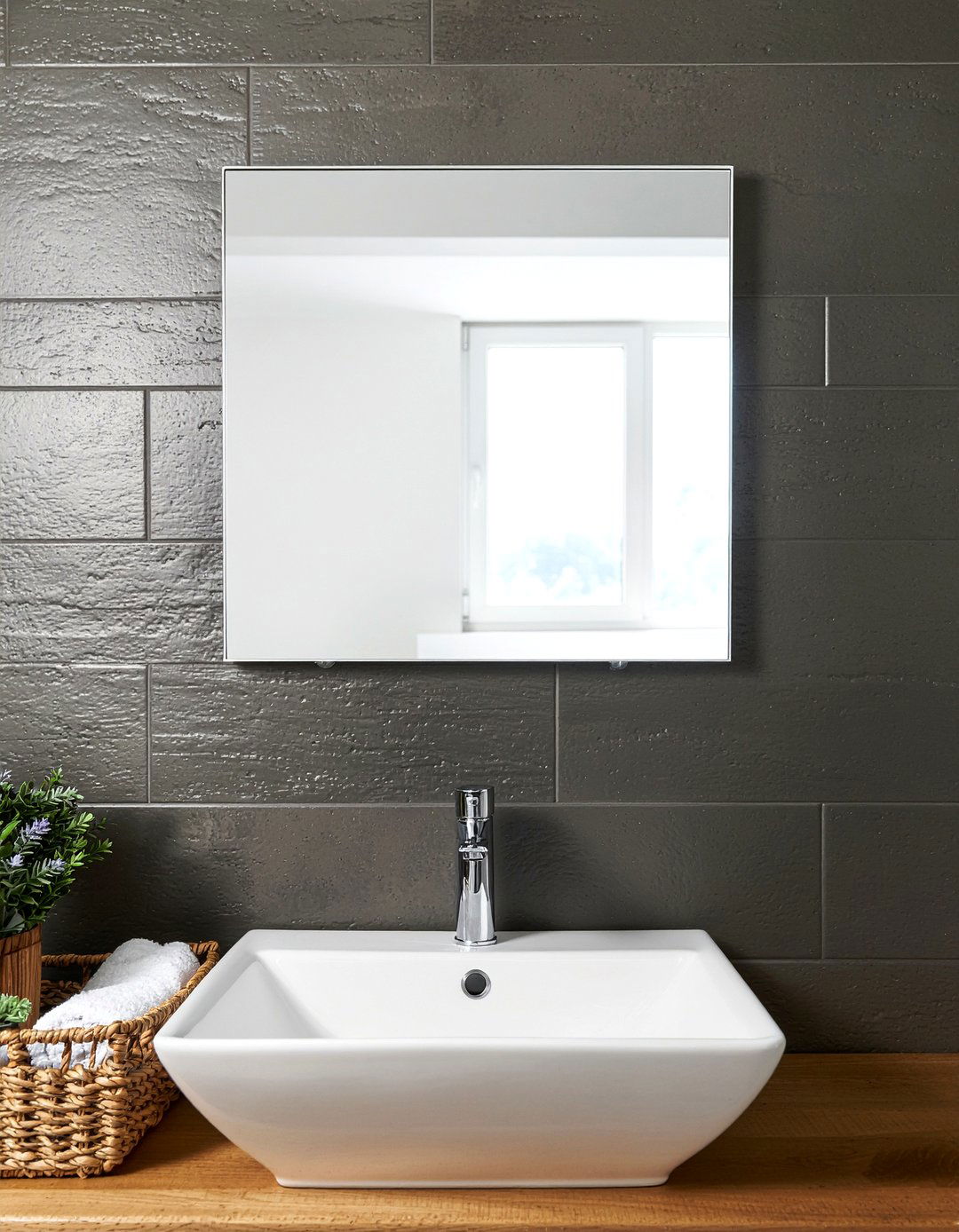 Square Magnifying Mirror - 30 magnifying mirror bathroom ideas