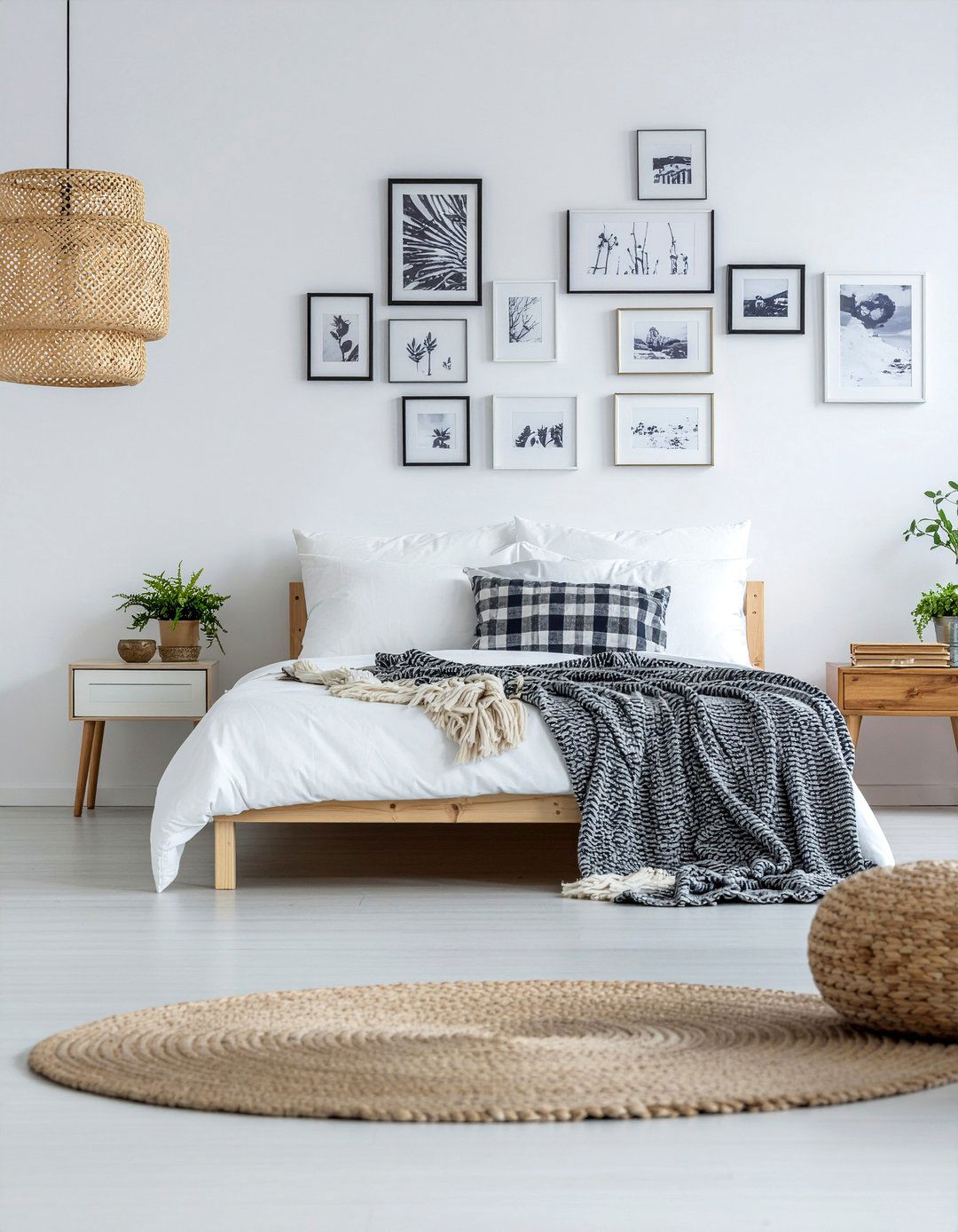 Square Photo Grid - 30 bedroom family photo ideas