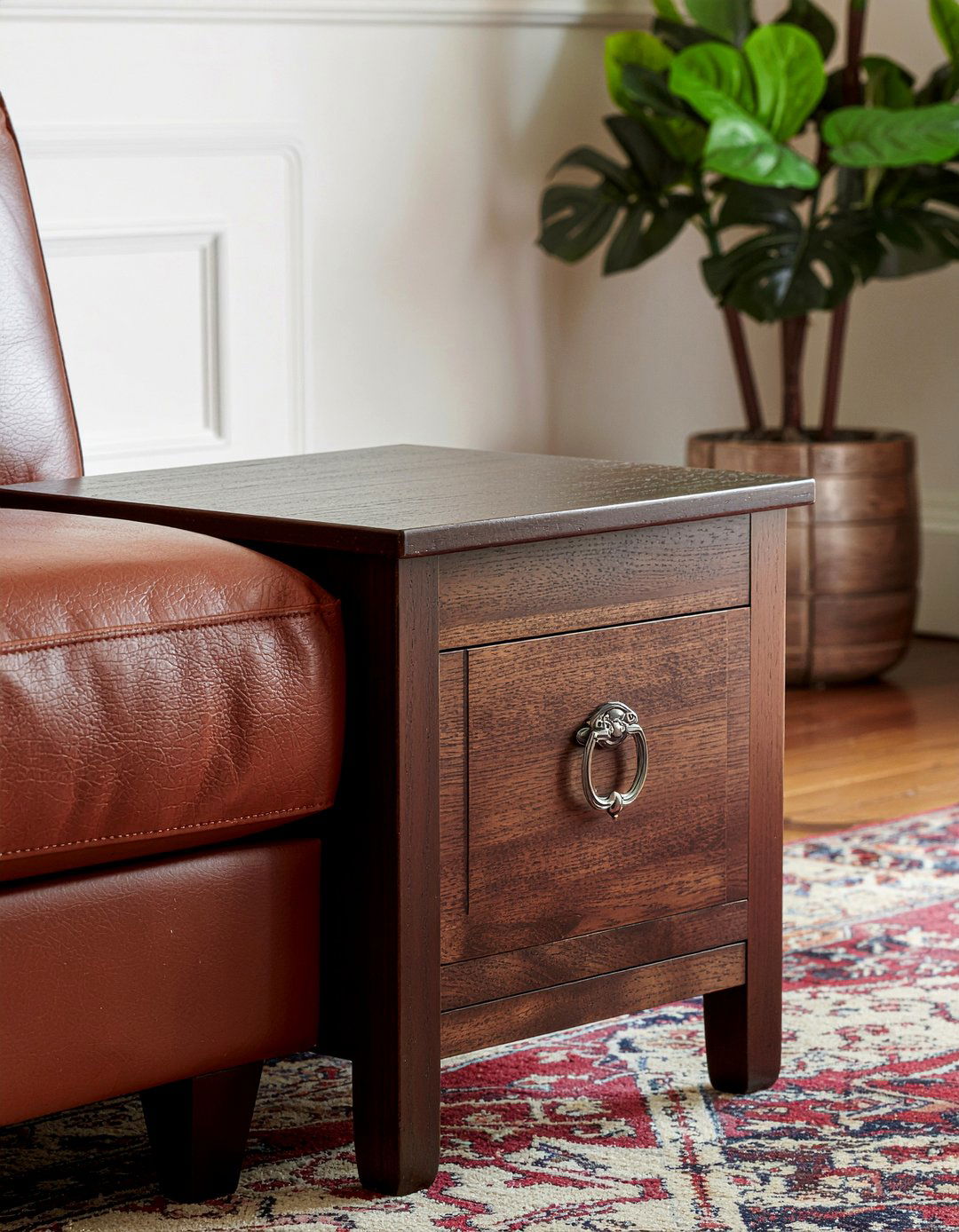 Square Storage End Table - 30 living room end table ideas