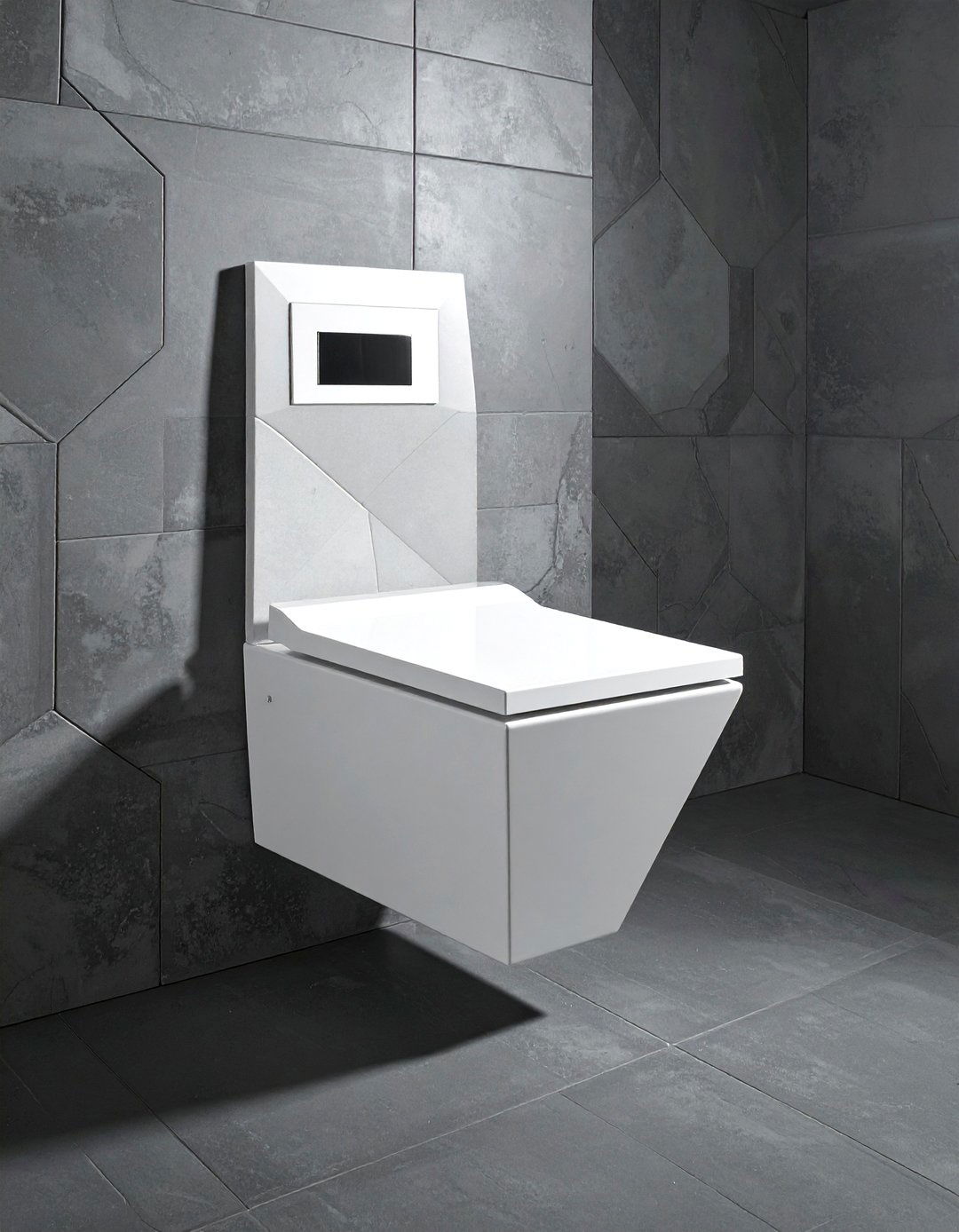 Square Toilet Bowl - 30 wall-hung toilet ideas