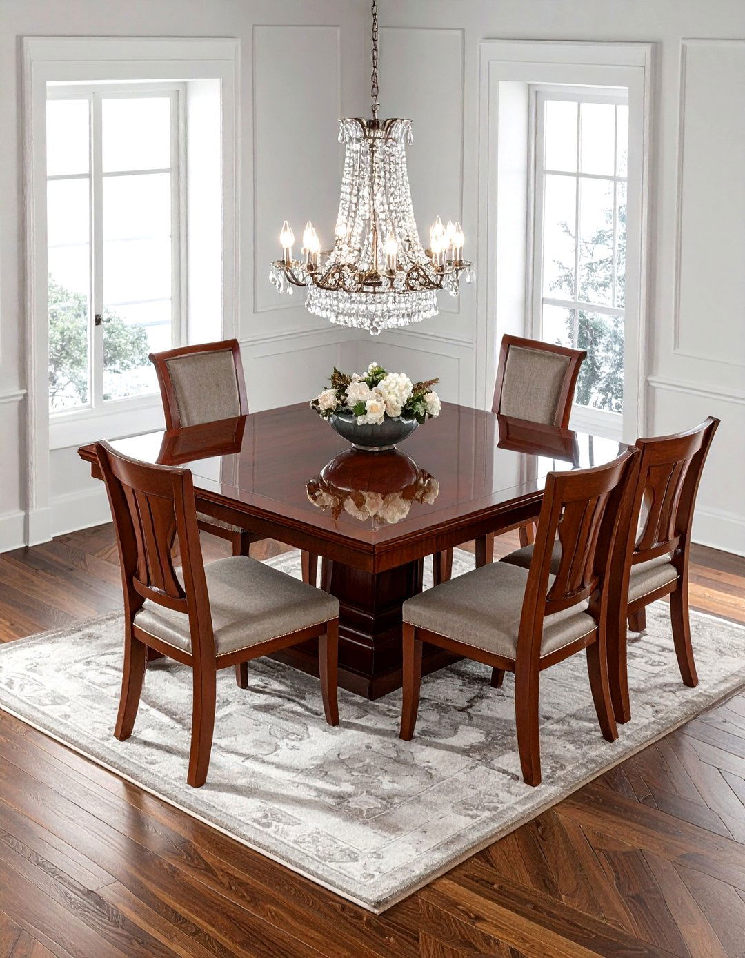 Square Wood Dining Table - 30 wood dining table ideas