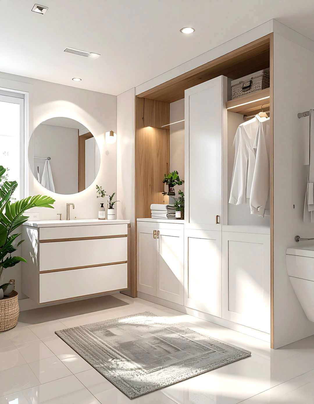30 Smart Square Bathroom Layout Ideas to Optimize Space