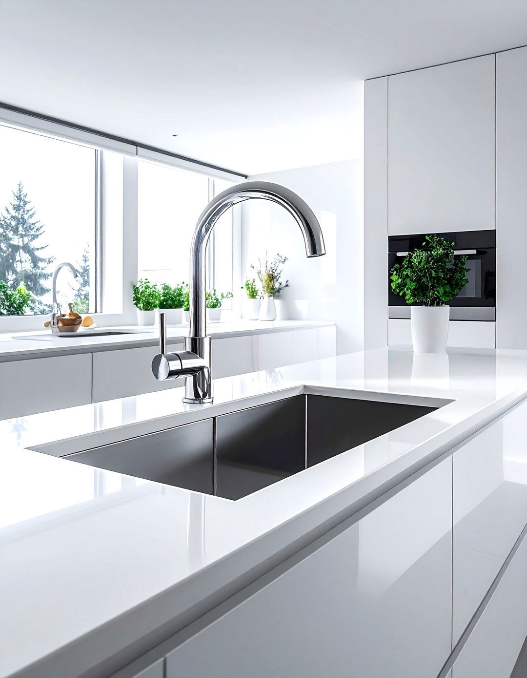 Square spout kitchen faucet - 30 Brizo kitchen ideas