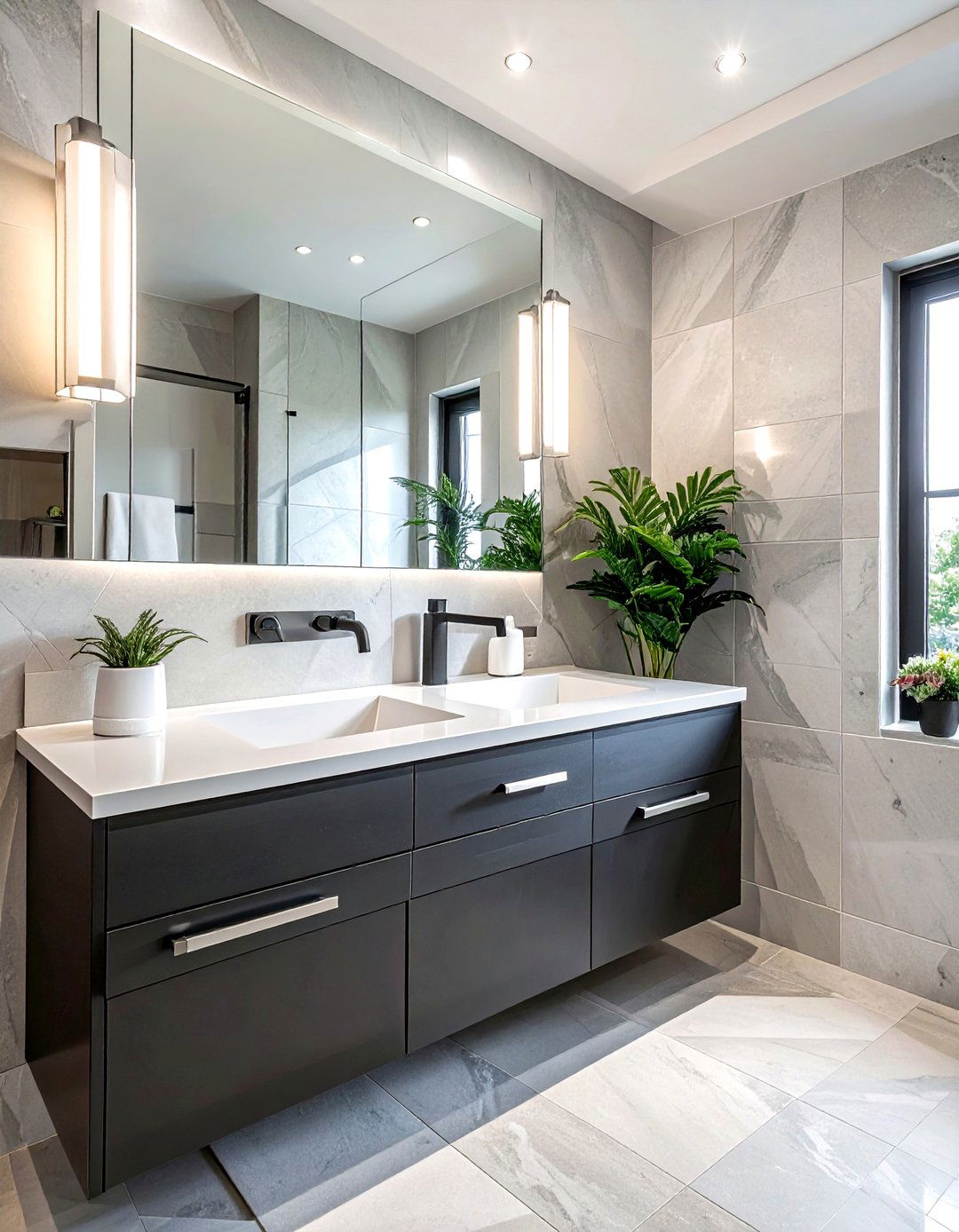 Square spout widespread faucet - 30 widespread faucet ideas