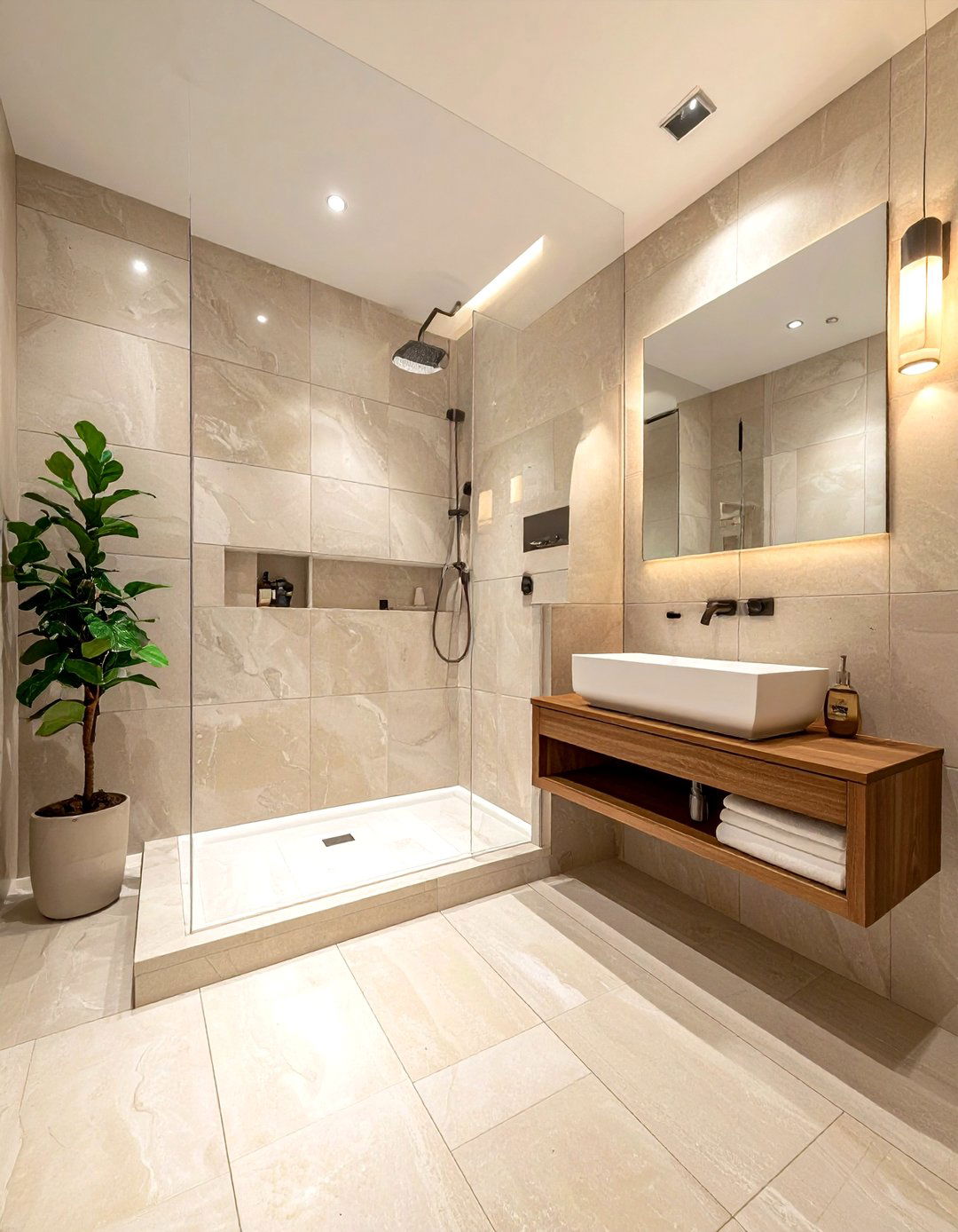 Square wet room layout - 30 square bathroom layout ideas