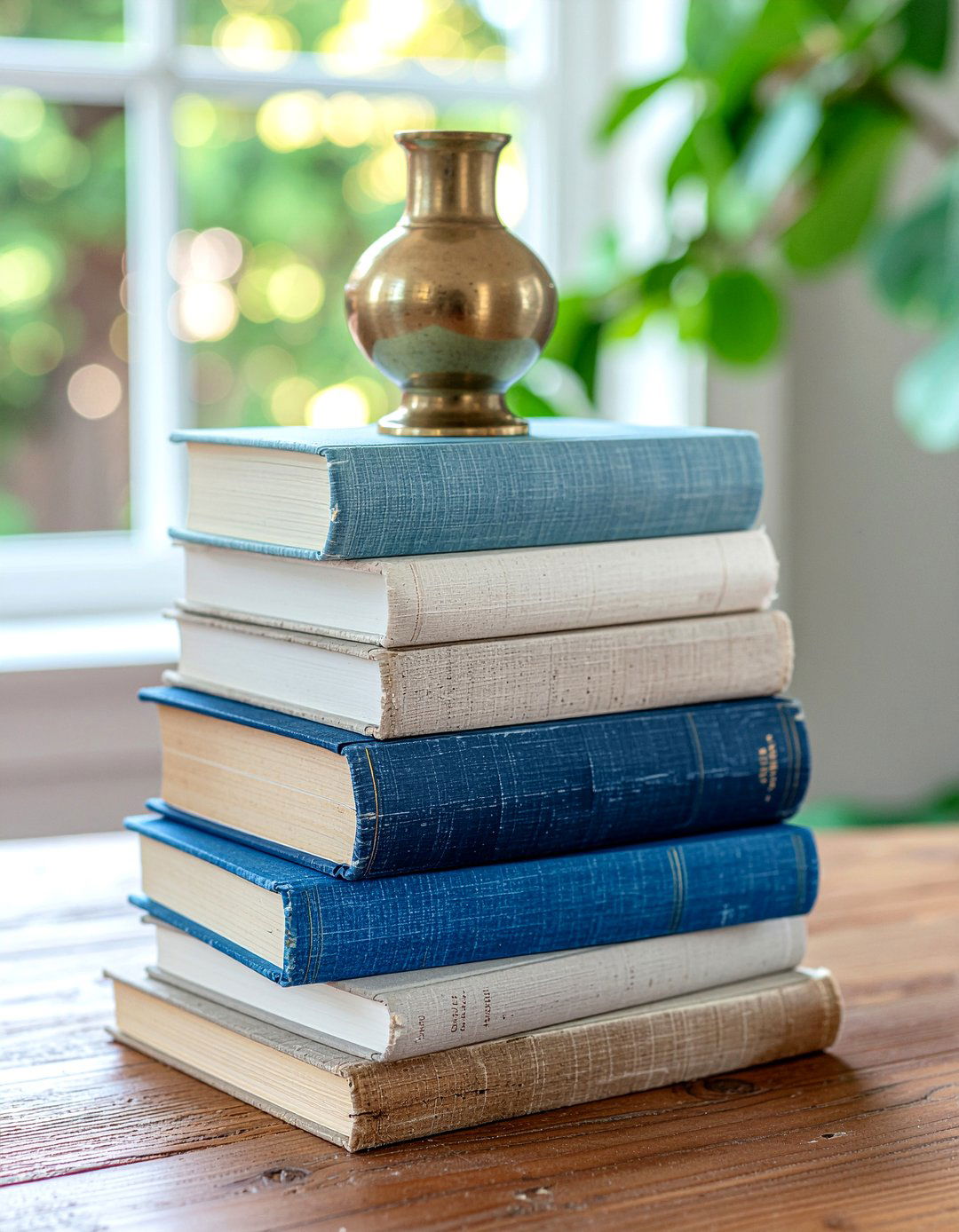 Stack Of Books - 30 low centerpiece dining ideas