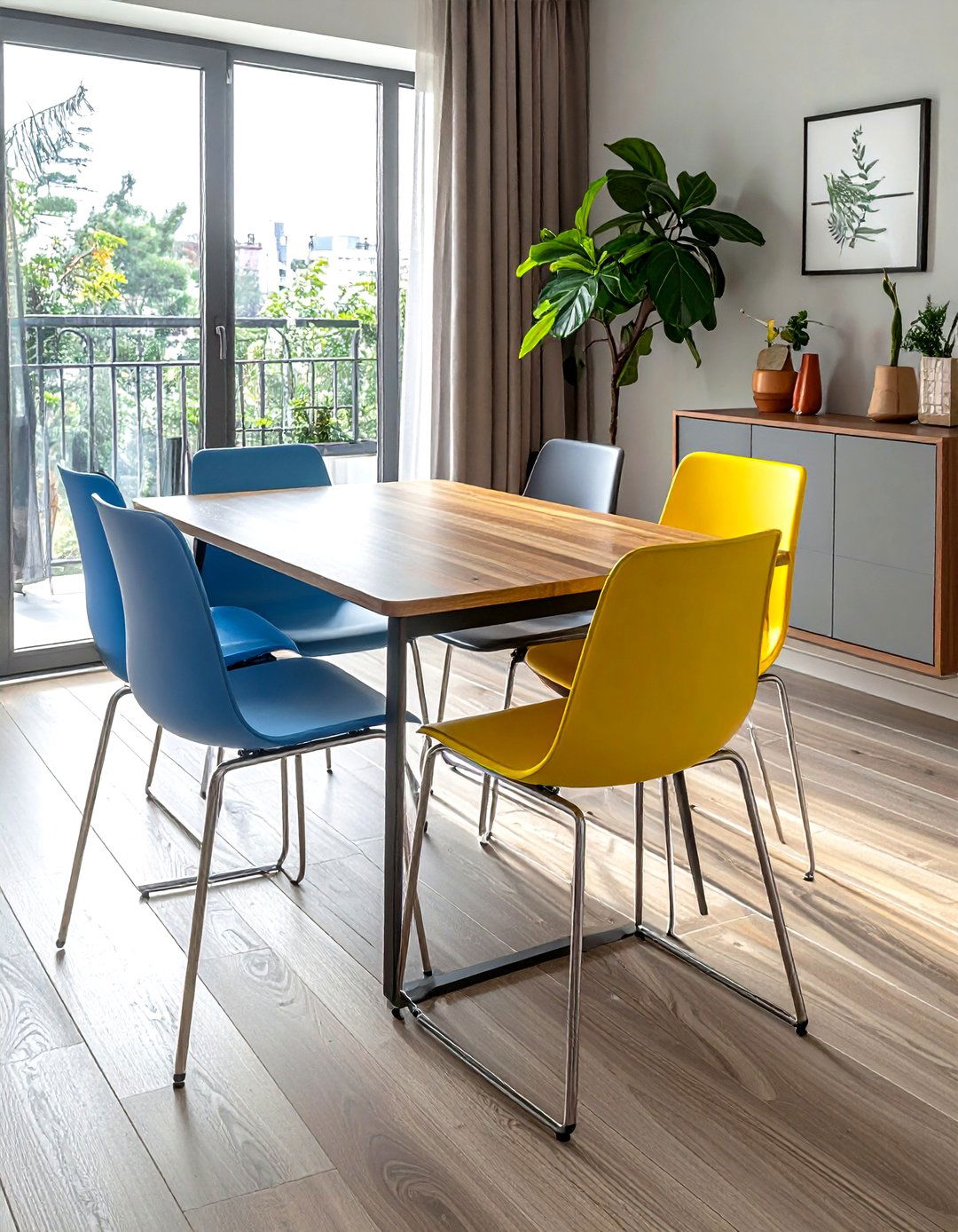 Stackable Metal Chair - 30 metal dining chair ideas