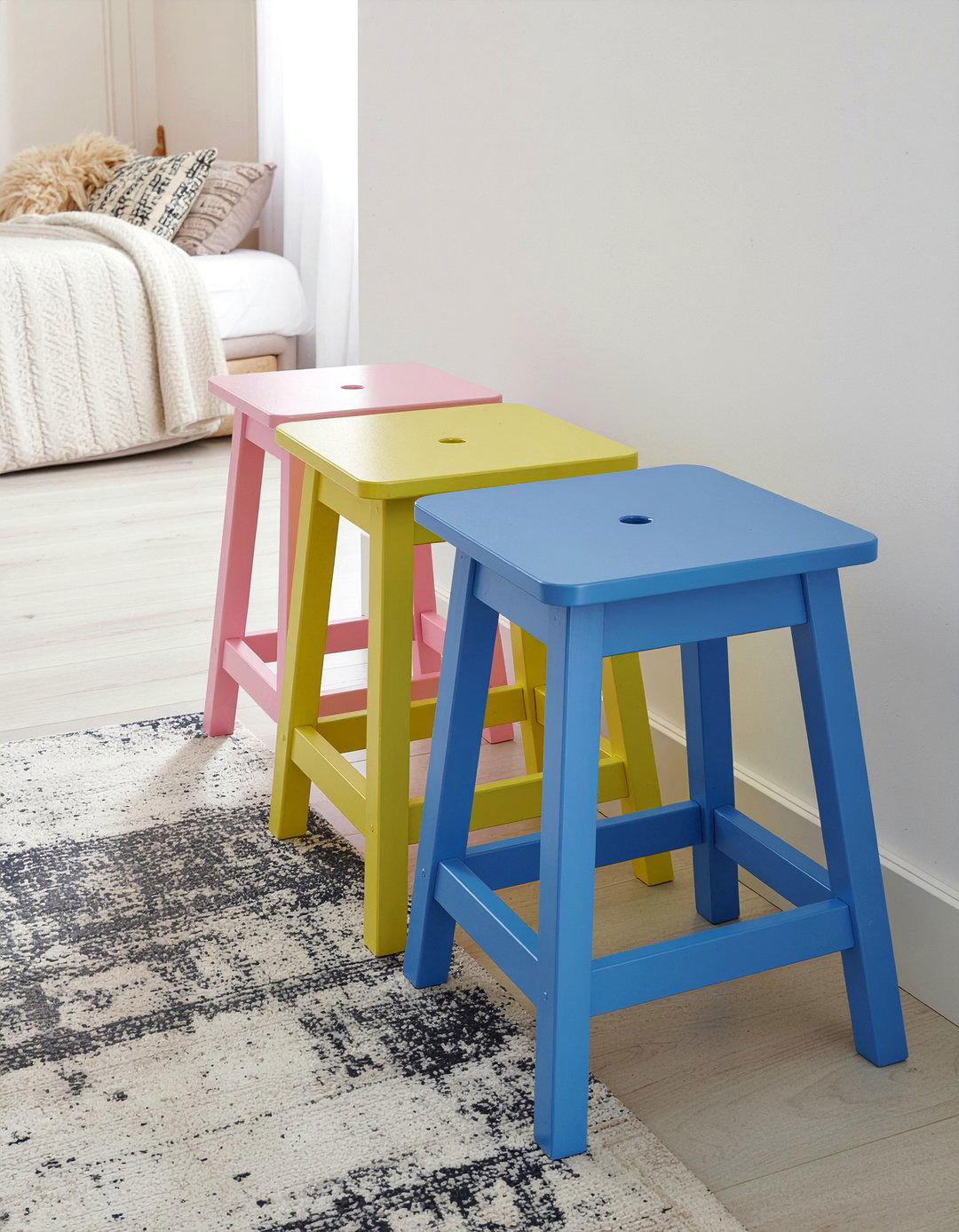 Stackable Stools - 30 bedroom transforming furniture ideas