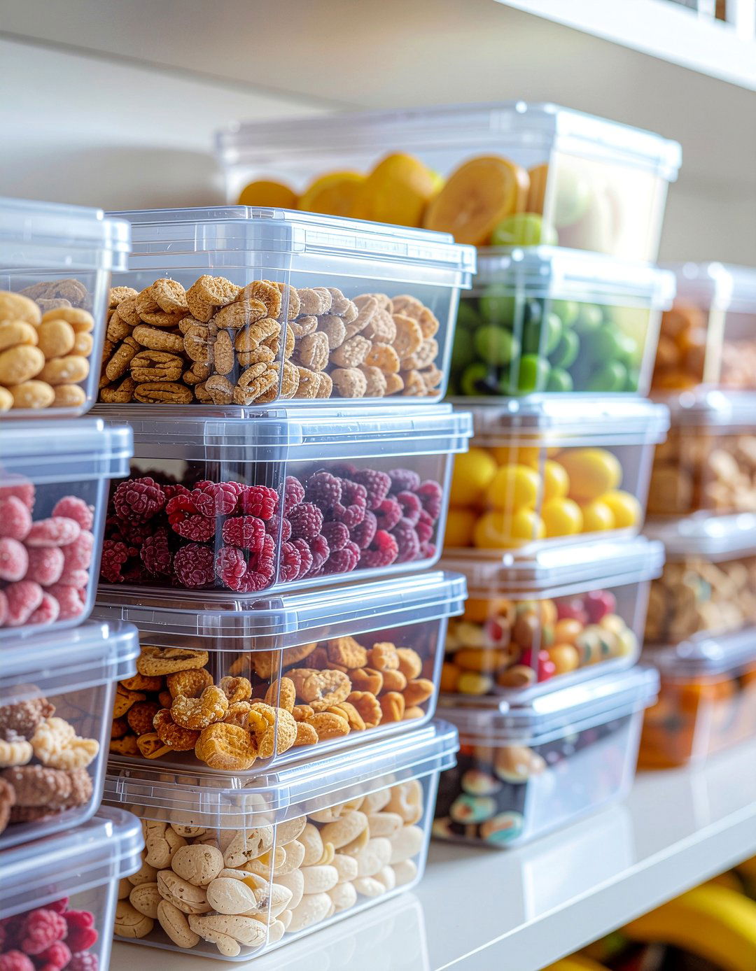 Stackable Storage Bins - 30 organized kitchen ideas