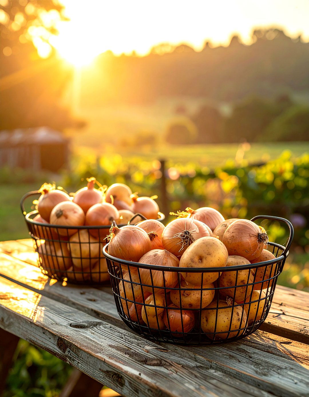 Stackable Wire Baskets For Produce - 30 kitchen organization hacks