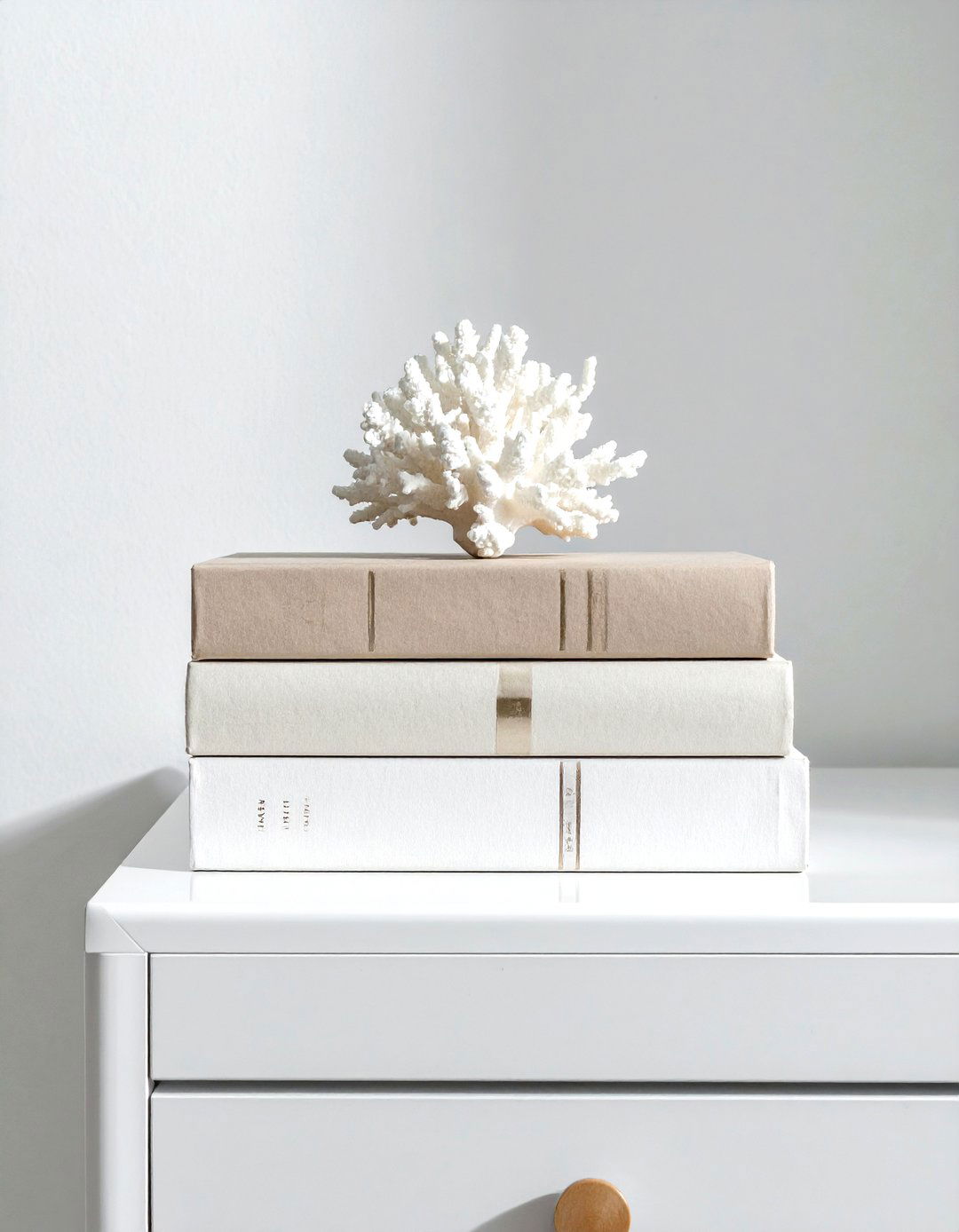 Stacked Coffee Table Books - 30 dresser top styling ideas