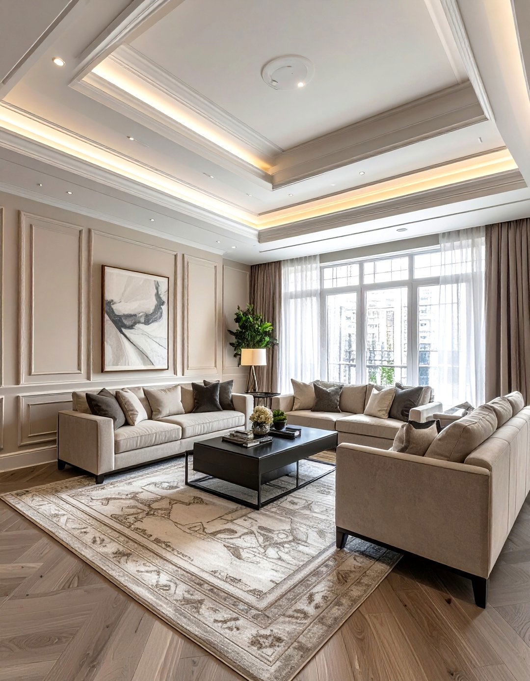 Stacked Crown Molding - 30 crown molding ideas