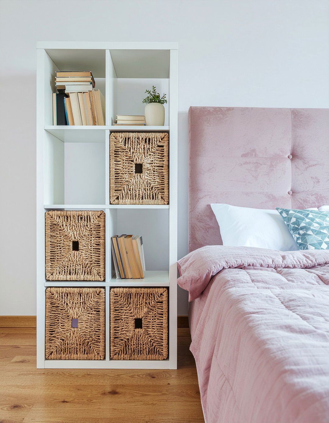 Stacked Cube Room Divider - 30 bedroom storage cubes