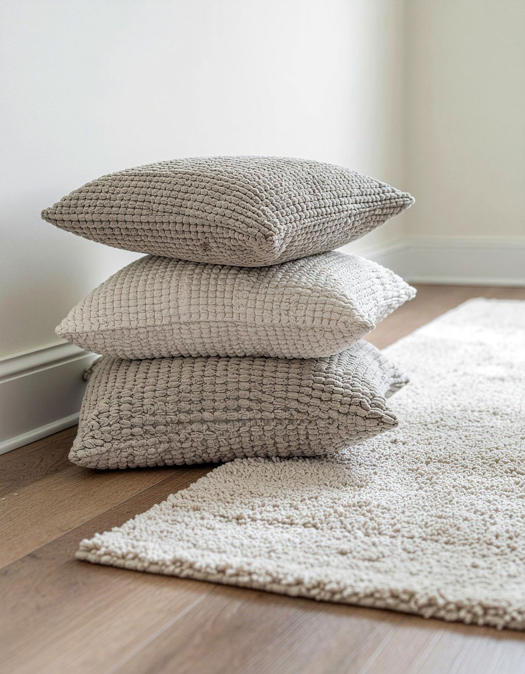 Stacked Floor Seating - 30 living room floor cushion ideas