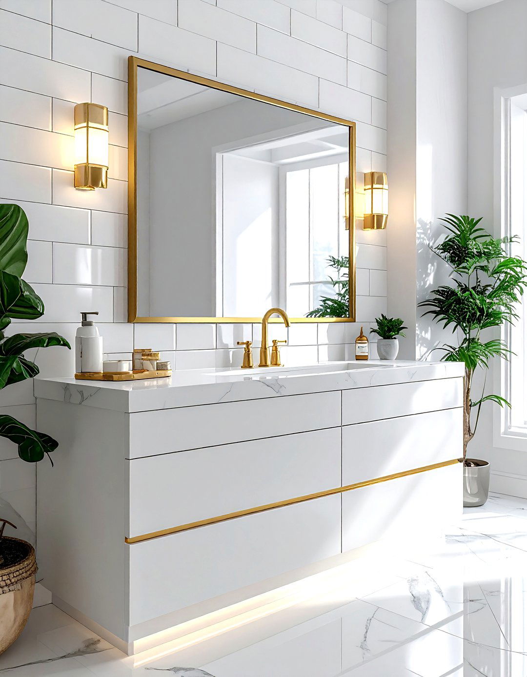 30 Stacked Subway Tile Bathroom Ideas for a Fresh Look