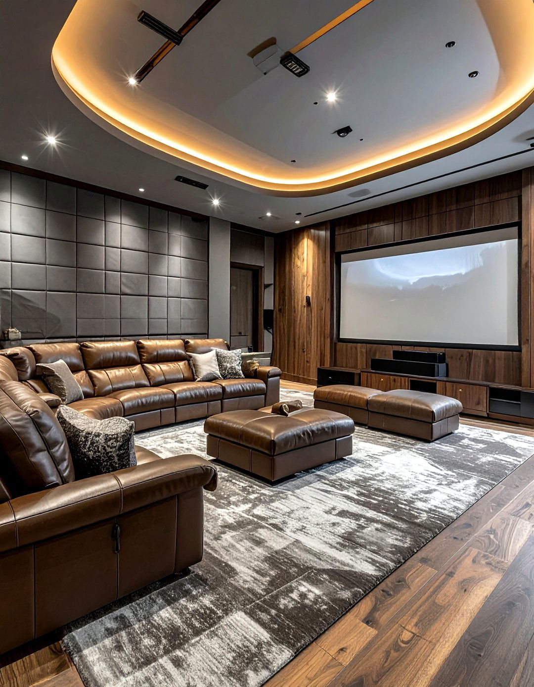 Stadium Seating Living Room - 30 sports themed living room ideas