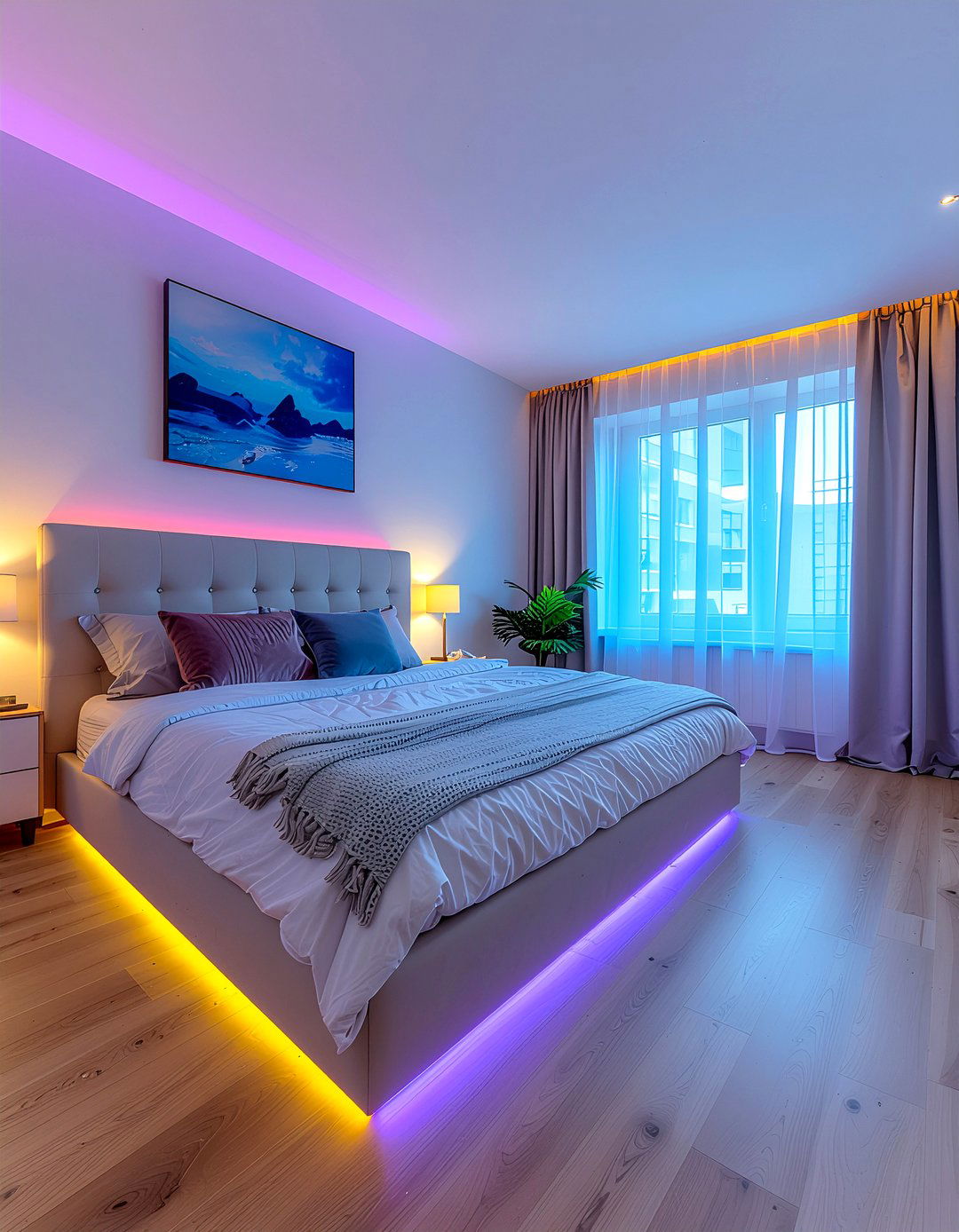 Stage lighting setup - 30 music themed bedroom ideas