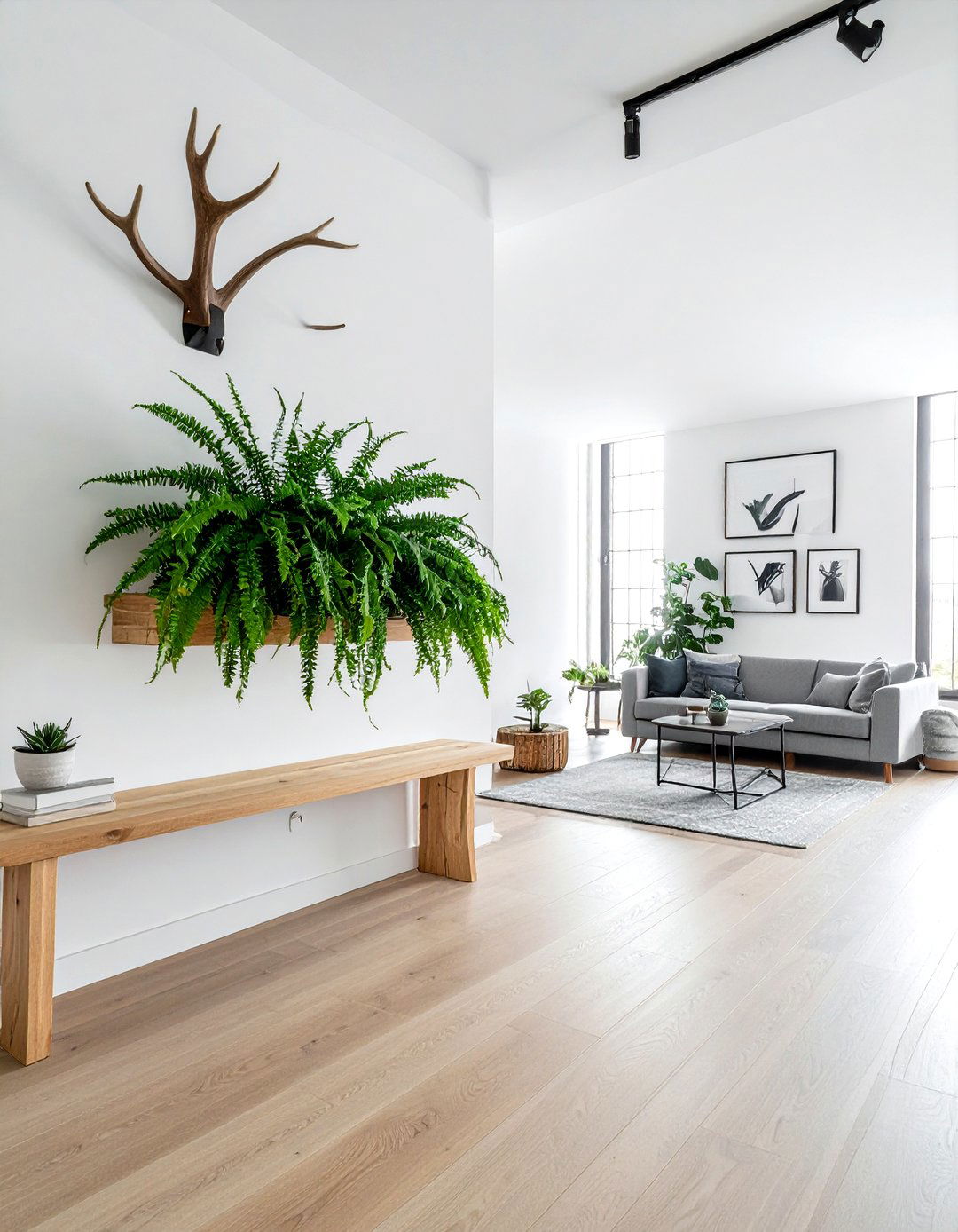 Staghorn Fern Mount - 30 living room hanging plants