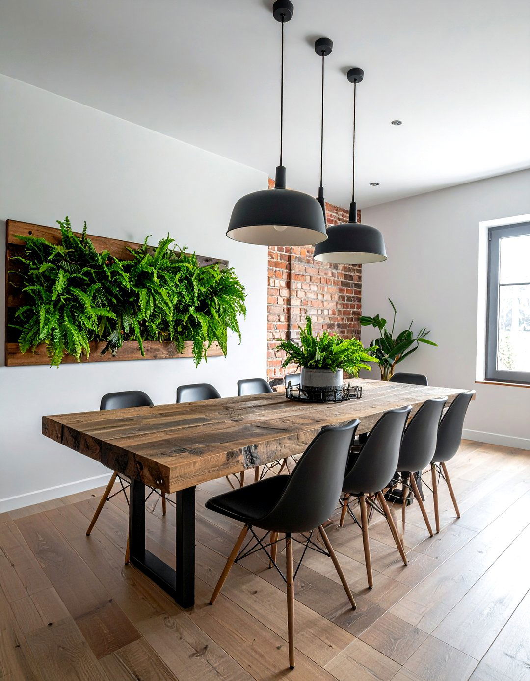 Staghorn Fern Wall Mount - 30 dining room fern ideas